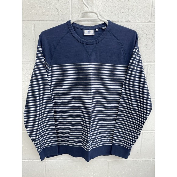Southern Tide Other - SOUTHERN TIDE Men's Cat Stripe Nautical Crew LS Lightweight Sweatshirt XL